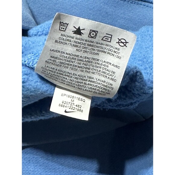 LA Clippers Nike Hoodie Sweatshirt Light Blue Oversized Medium Basketball NBA - Picture 11 of 12